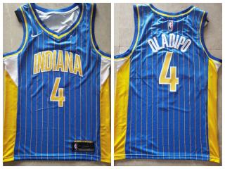 Nike Indiana Pacers 4 Victor Oladipo Basketball Jersey Blue