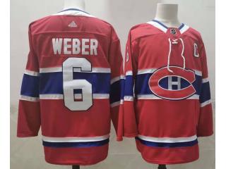 Adidas Montreal Canadiens 6 Shea Weber Ice Hockey Jersey Red