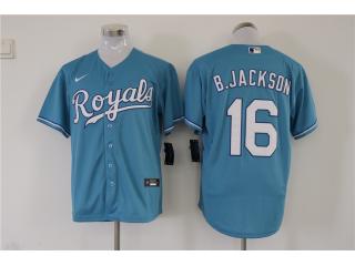 Nike Kansas City Royals 16 Bo Jackson Baseball Jersey Blue Fan