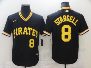 Nike Pittsburgh Pirates 8 Willie Stargell Baseball Jersey Black