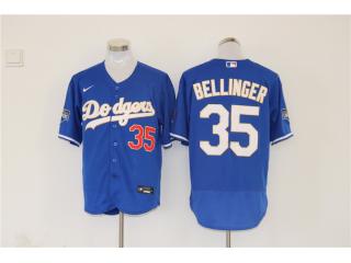 Nike Los Angeles Dodgers 35 Cody Bellinger Baseball Jersey Blue Five crown Edition