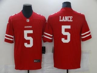 San Francisco 49ers 5 Trey Lance Football Jersey Legend White