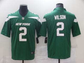New York Jets 2 Zach Wilson Football Jersey Legend Green