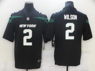 New York Jets 2 Zach Wilson Football Jersey Legend Black