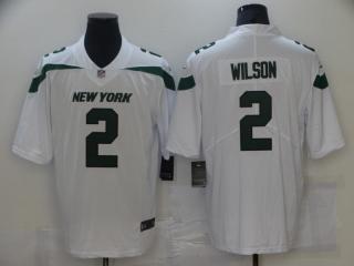 New York Jets 2 Zach Wilson Football Jersey Legend White