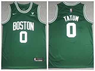 Nike Boston Celtics 0 Jayson Tatum Basketball Jersey Green