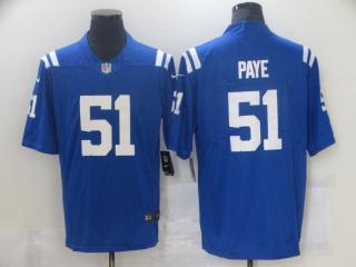 Indianapolis Colts 51 Kwity Paye Football Jersey Legend Blue