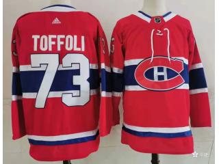 Adidas Montreal Canadiens 73 Tyler Toffoli Ice Hockey Jersey Red