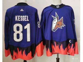 Adidas Arizona Coyotes 81 Phil Kessel Ice Hockey Jersey Purple