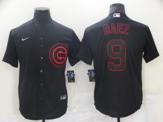Nike Chicago Cubs 9 Javier Baez Baseball Jersey Black