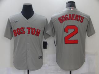 Nike Boston Red Sox 2 Xander Bogaerts Baseball Jersey Gray