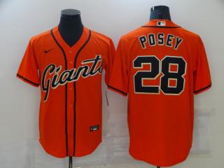 Nike San Francisco Giants 28 Buster Posey Baseball Jersey Orange
