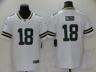 Green Bay Packers 18 RANDALL COBB Football Jersey Legend White