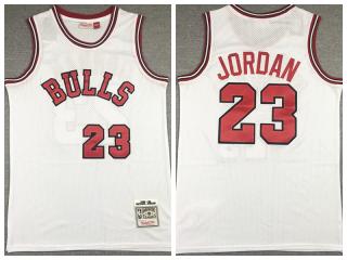 Chicago Bulls 23 Michael Jordan Basketball Jersey Rookie white