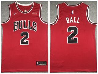 Nike Chicago Bulls 2 Lonzo Ball Basketball Jersey Red