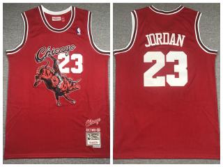 Chicago Bulls 23 Michael Jordan Basketball Jersey 23br co branded red