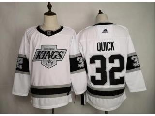 Adidas Los Angeles Kings 32 Jonathan Quick Ice Hockey Jersey White