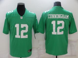 Philadelphia Eagles 12 Randall Cunningham Football Jersey Green