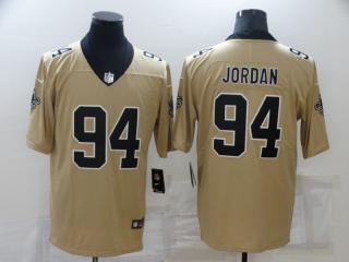 New Orleans Saints 94 Cameron Jordan Football Jersey Legend Beige