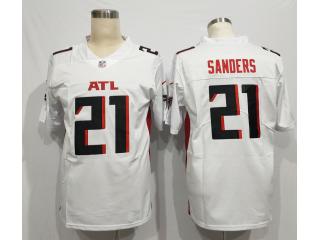 Atlanta Falcons 21 Deion Sanders Football Jersey Legend White