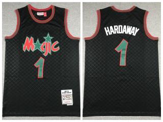 Orlando Magic 1 Penny Hardaway Basketball Jersey Black Retro