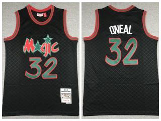 Orlando Magic 32 Shaquille O'Neal Basketball Jersey Black Retro
