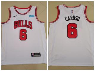 Nike Chicago Bulls 6 Alex Caruso Basketball Jersey White