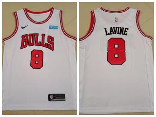 Nike Chicago Bulls 8 Zach LaVine Basketball Jersey White