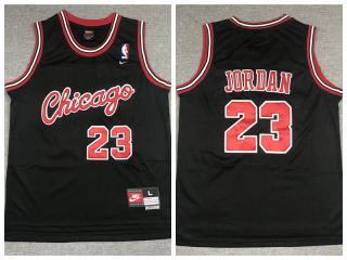 Chicago Bulls 23 Michael Jordan Basketball Jersey Black
