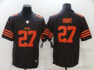 Cleveland Browns 27 Kareem Hunt Football Jersey Legendary Brown