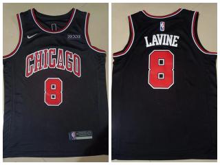 Nike Chicago Bulls 8 Zach LaVine Basketball Jersey Black