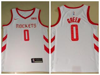 Nike Houston Rockets 0 Jalen Green Basketball Jersey White