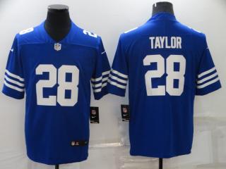Indianapolis Colts 28 Jonathan Taylor Football Jersey Legend Blue