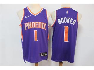 Nike Feinikesi suns 1 Devin Booker Basketball Jersey purple 75th Anniversary Edition