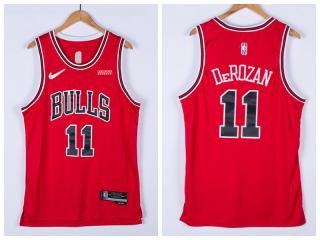 Nike Chicago Bulls 11 DeMar DeRozan Basketball Jersey Red 75th Anniversary Edition