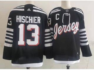 Adidas New Jersey Devils 13 Nico Hischier Ice Hockey Jersey Black