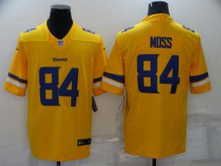  Minnesota Vikings 84 Randy Moss Football Jersey Legend Yellow