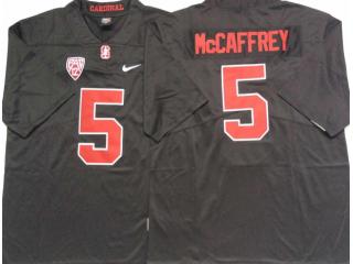 Stanford Cardinal 5 Christian McCaffrey College Football Jersey Black