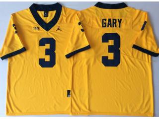 Jordan Brand Michigan Wolverines 3 Rashan Gary College Limited Football Jersey Yellow