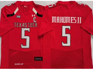 Texas Longhorns 5 Patrick Mahomes II Limited College Football Jersey Red