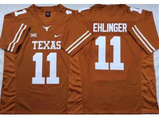 Texas Longhorns 11 Sam Ehlinger College Limited Football Jersey Orange