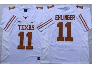 Texas Longhorns 11 Sam Ehlinger College Limited Football Jersey White