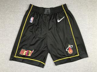 Miami Heat new black city shorts