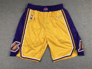The 75th Anniversary Logo of the Lakers vintage yellow pants