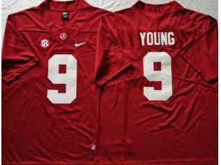 Alabama Crimson Tide 9 Bryce Young Limited College Football Jersey Red