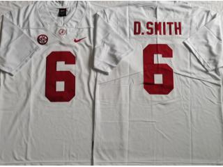 Alabama Crimson Tide 6 DeVonta Smith Limited College Football Jersey White