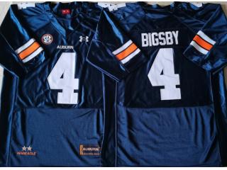 Auburn Tigers 4 Tank Bigsby College Football Throwback Jersey Navy Blue