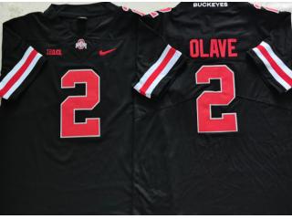 Ohio State 2 Chris Olave College Football Jersey Limited Black