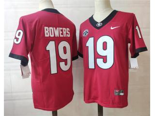 GEORGIA bulldogs 19 Brock Bowers College Football Jersey Limited Red
