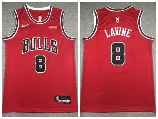 Nike Chicago Bulls 8 Zach LaVine Basketball Jersey Red 75th Anniversary Edition